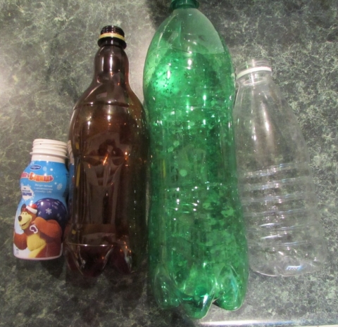 Ромашки из пластиковых бутылок