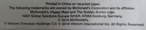 Állatok boldog mil® éttermekben McDonald gyűjteménye 