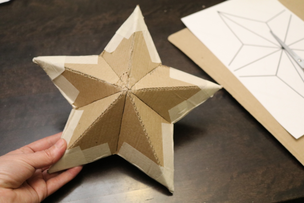 Как сделать звезду из бумаги на елку