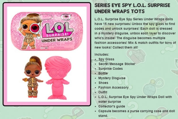 Lol doll under wraps wave 2 checklist online