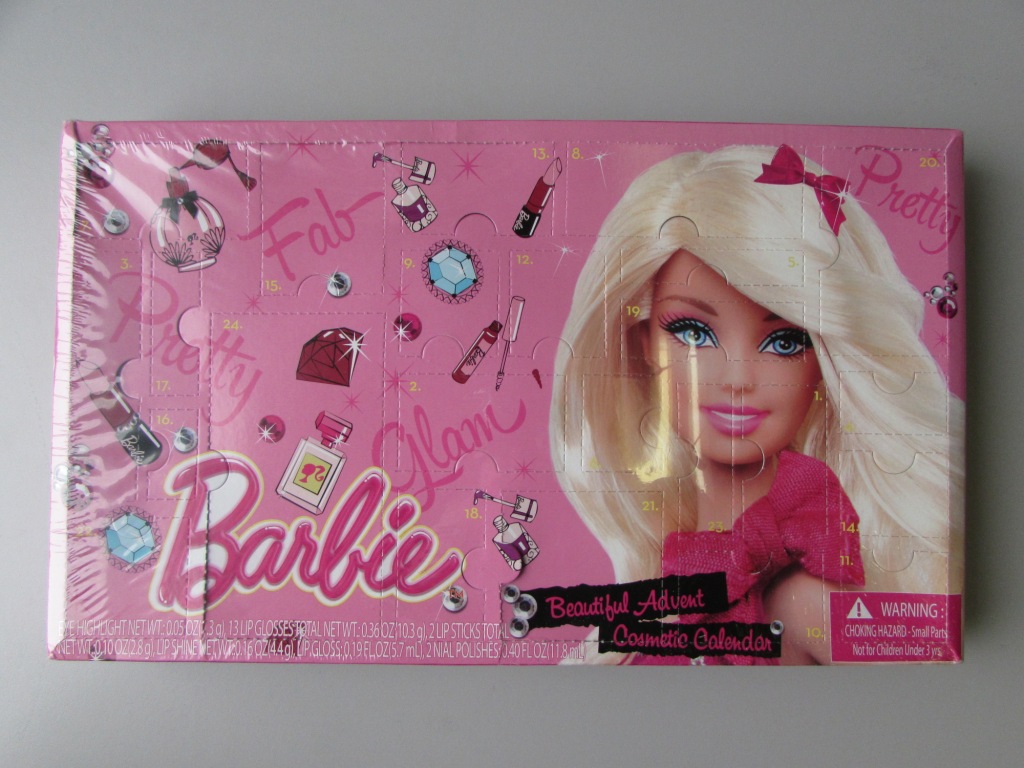 barbie cosmetic calendar